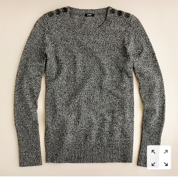 J. Crew Marled Alexie Sweater (Medium) Merino Wool - Picture 1 of 6